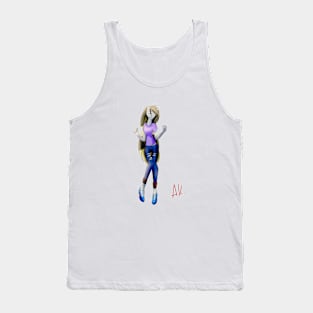 Hedgehog girl Tank Top